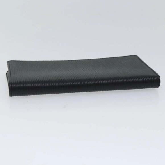 LOUIS VUITTON Epi Porte Cartes Credit Long Wallet Black - Picture 6 of 16